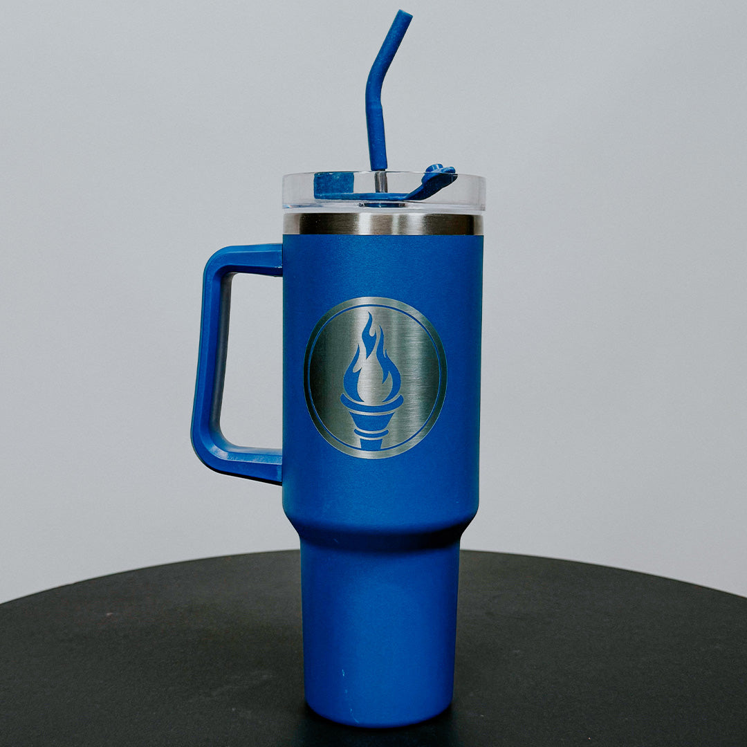 Blue Flame Tumbler